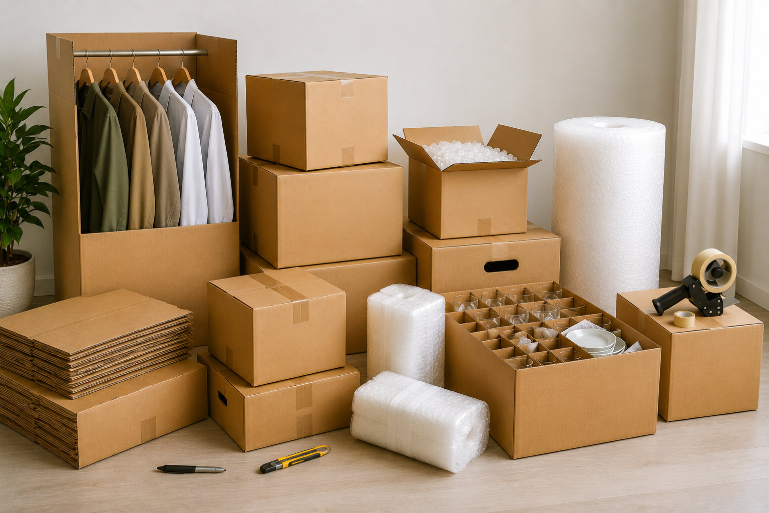 Cartons et matériel de déménagement Carrébox